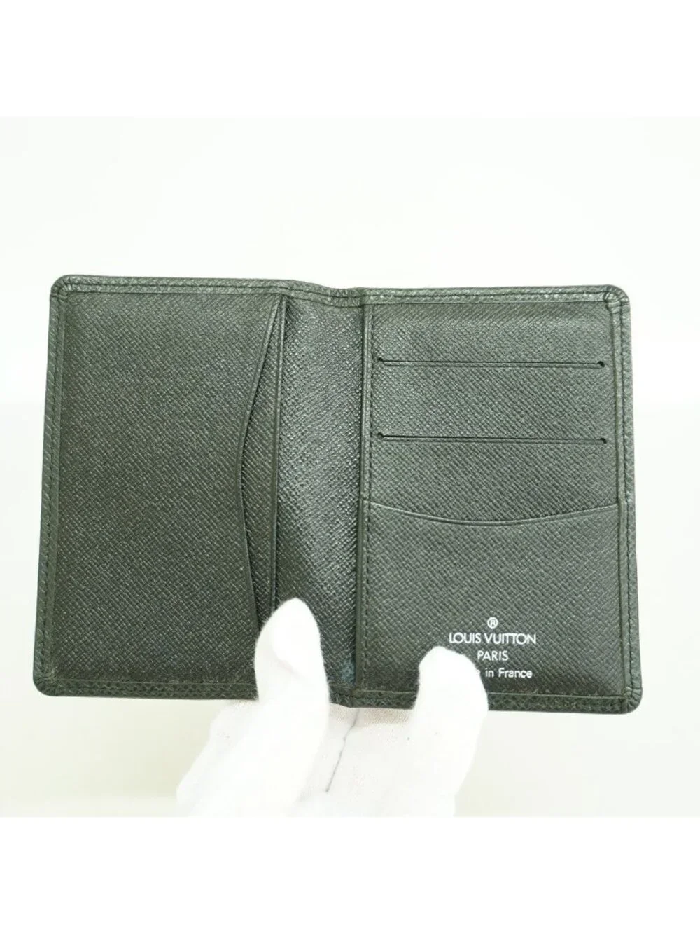 Louis Vuitton Card Case Taiga Pocket Organizer Ardoise